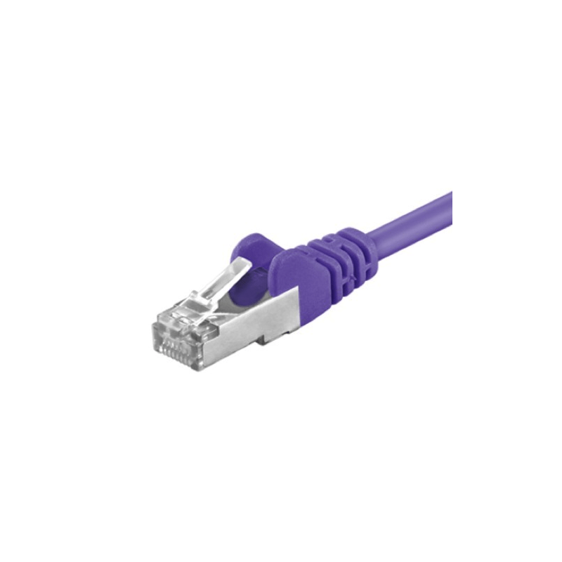CAT 5e Netzwerkkabel F/UTP - 5 Meter - Violett