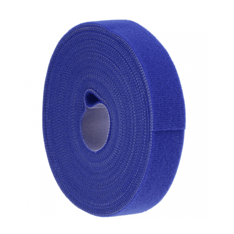 Klettverschluss - 5 Meter - 9 mm breit - Blau