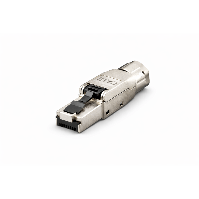 DANICOM S/FTP CAT8 Toolless RJ45 Netzwerkstecker - für Starrleiter
