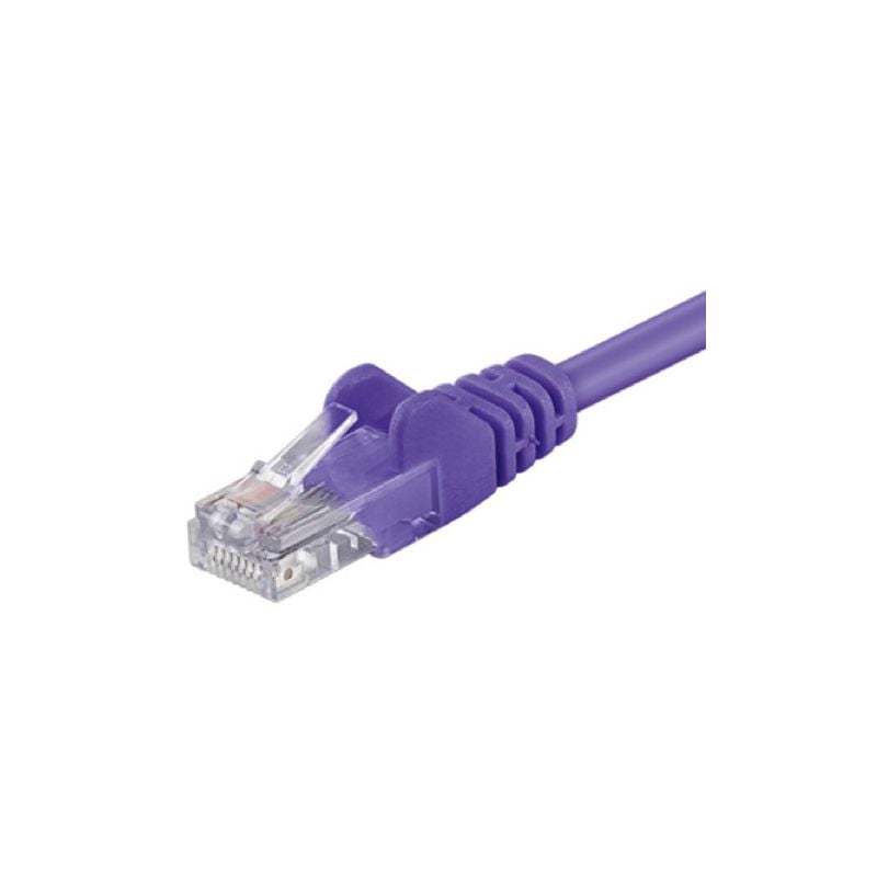 CAT 5e Netzwerkkabel U/UTP – 5 Meter -  Violett - CCA