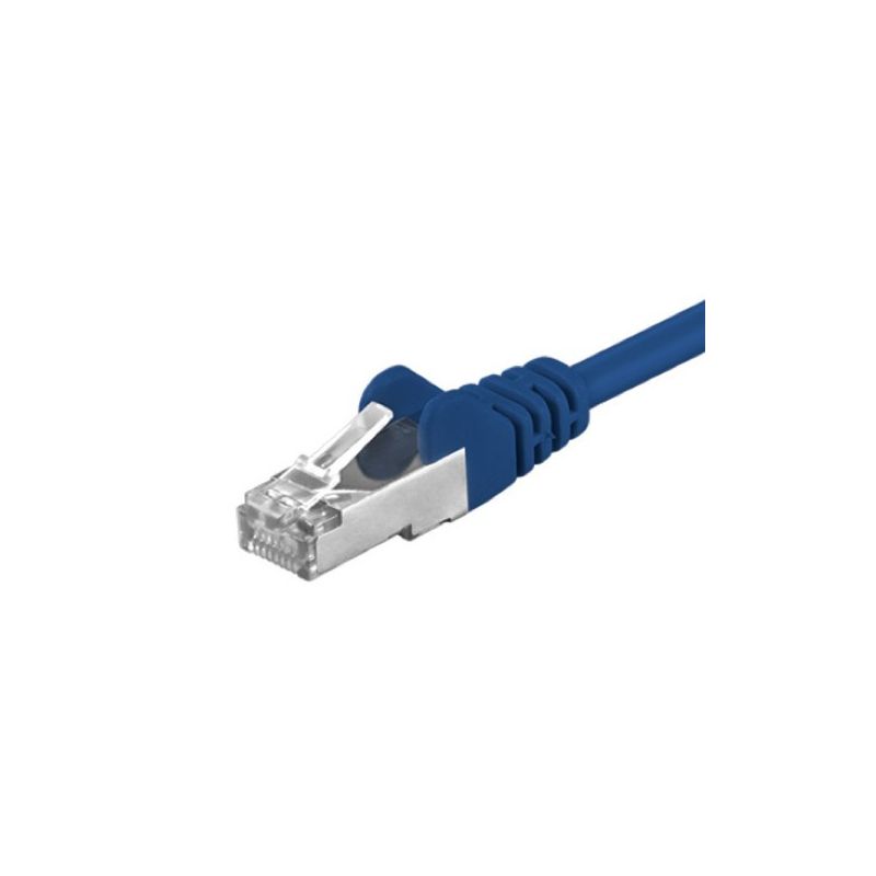 CAT 5e Netzwerkkabel F/UTP – 1 Meter -  Blau