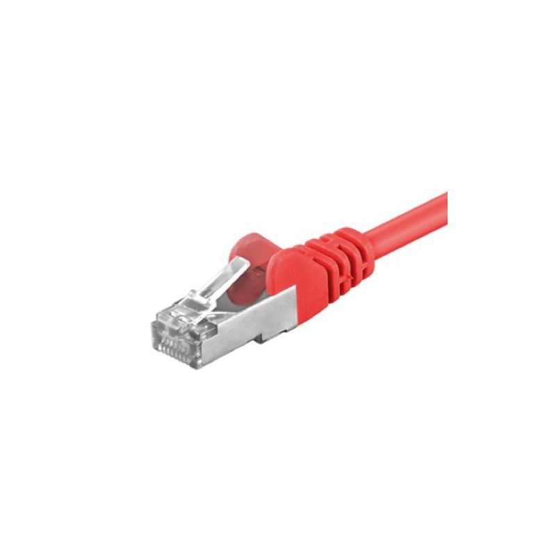 CAT 5e Netzwerkkabel F/UTP – 0,50 Meter -  Rot