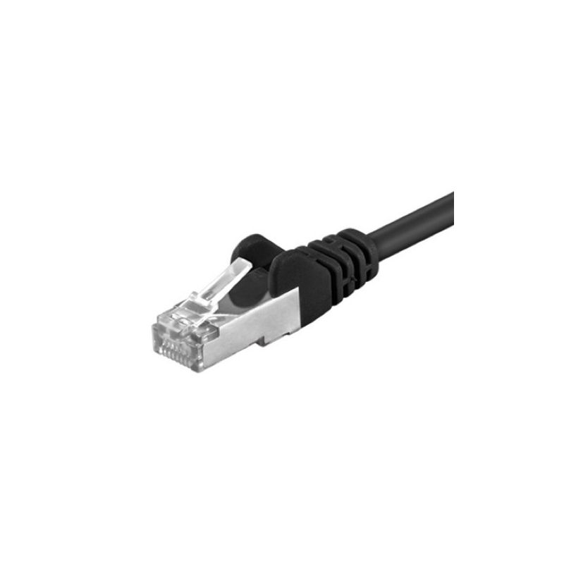 CAT 5e Netzwerkkabel F/UTP – 0,50 Meter -  Schwarz