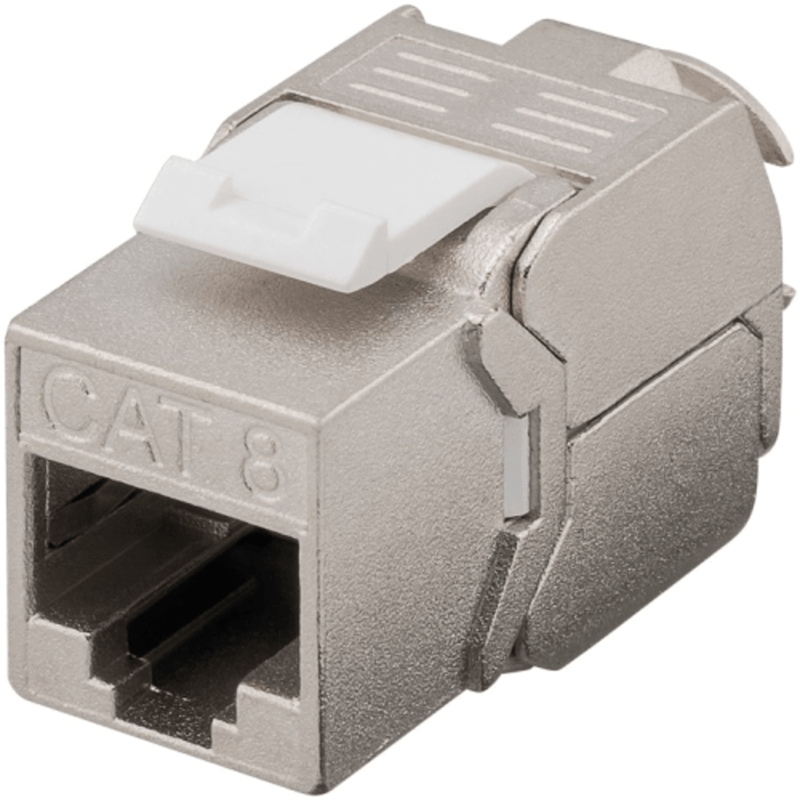 CAT8 STP Keystone Netzwerkstecker - Toolless