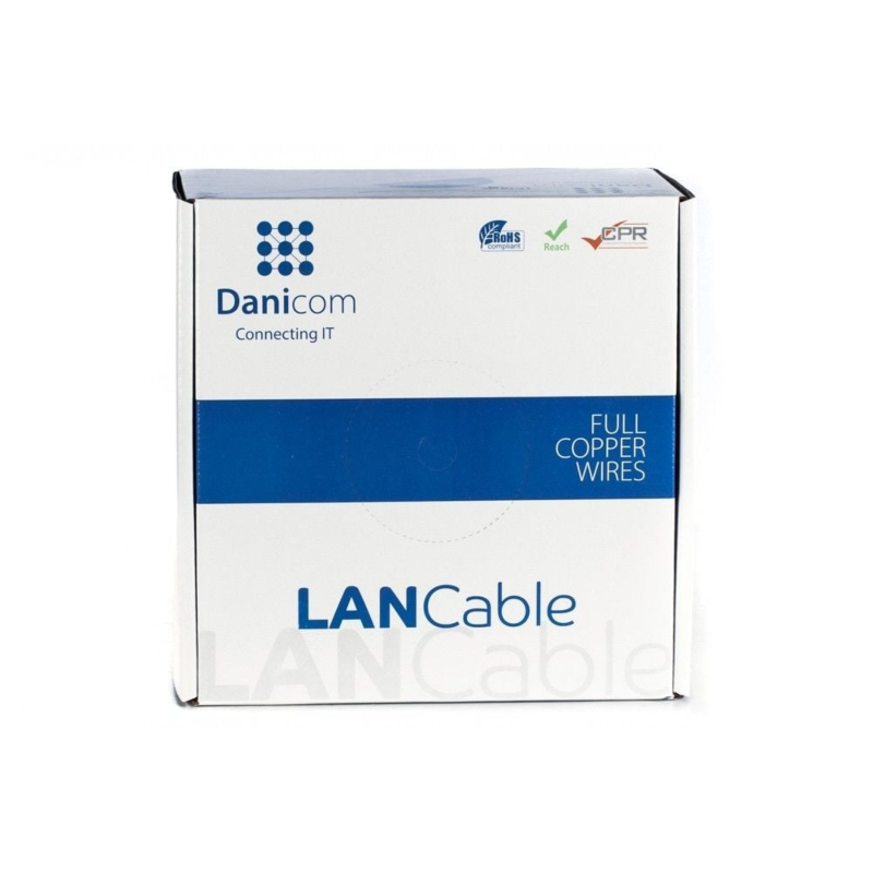 CAT8 S/FTP 50m Starrleiter - LSZH (Dca)