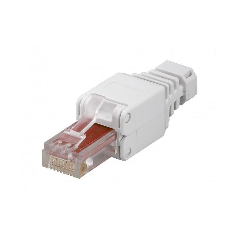 UTP CAT5e Tooles RJ45 Netzwerkstecker - für massive und flexibele UTP Kabel