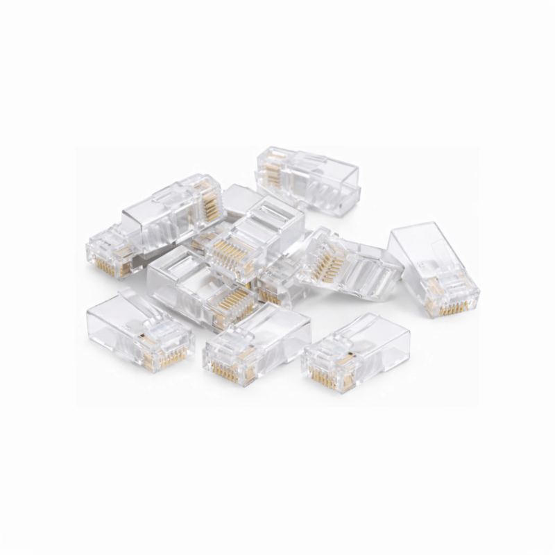 DANICOM UTP RJ45 CAT6a Netzwerkstecker - für flexible Kabel - 10 Stück