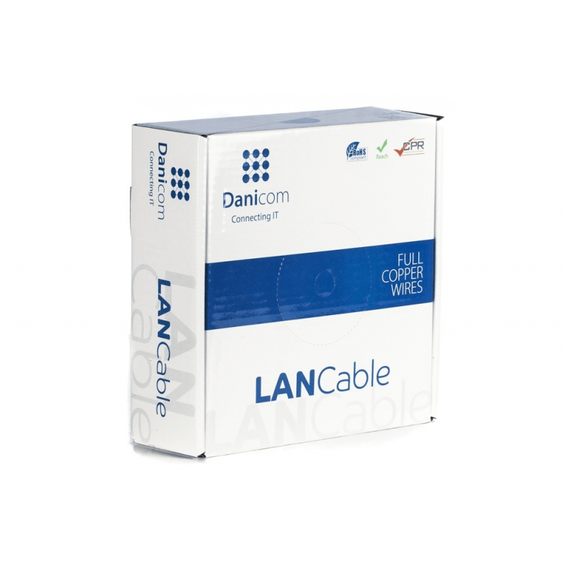 DANICOM CAT5E UTP 100m Starrleiter - LSZH (Eca)