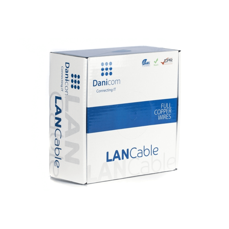 DANICOM CAT6A U/UTP 100m Flexibel - LSZH (Fca)