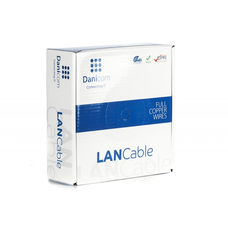DANICOM CAT6A U/UTP 50m Starrleiter - LSZH (Dca)