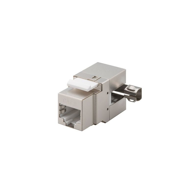 CAT6 STP Keystone Netzwerkstecker - Toolless Gewinkelt