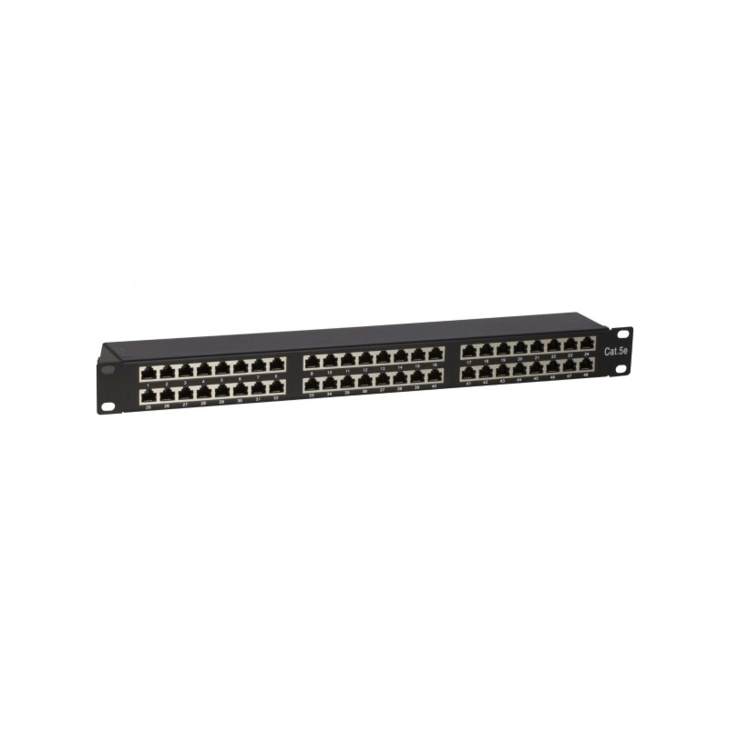 CAT5, FTP Netzwerk-Patchpanel, 19”, 48-fach.