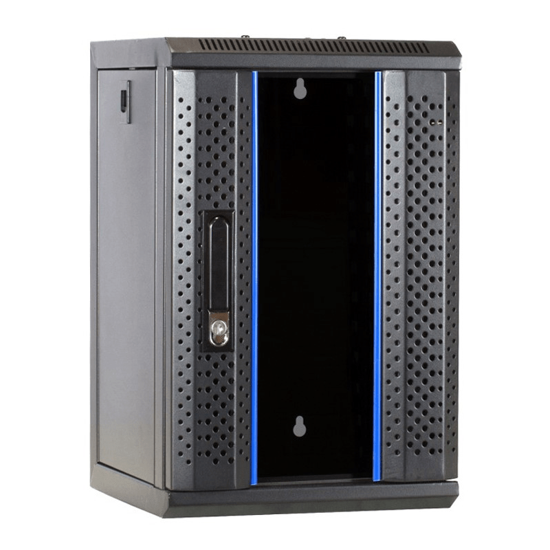 9 HE, 10” Serverschrank, mit Glastür, (BxTxH) 370x450x486mm