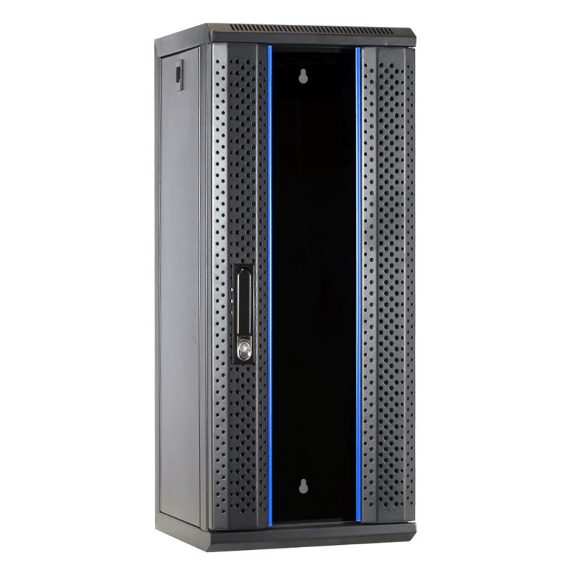 15 HE, 10” Serverschrank, mit Glastür, (BxTxH)  312x310x752mm