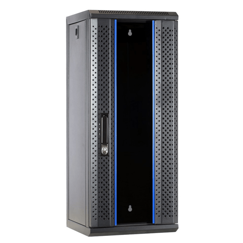 15 HE, 10” Serverschrank, mit Glastür, (BxTxH)  370x450x752mm