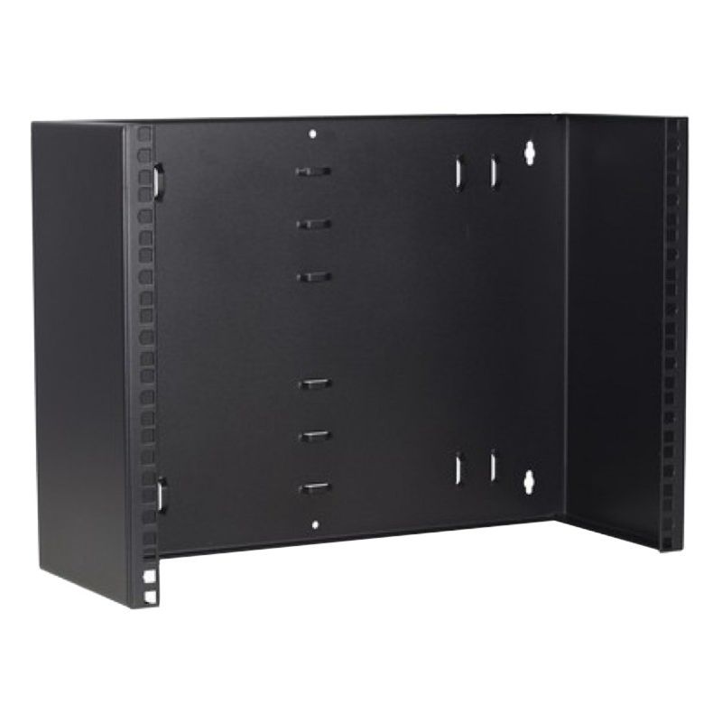 8 HE, 19” Montagerahmen für Wandbefestigungen ohne Schaniere - 180mm Tief 