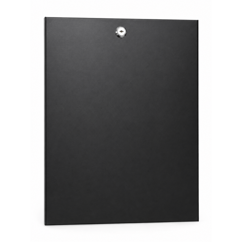 9 HE Metallseitenwand für 10" Servergehäuse - 450mm tief mit Schloss