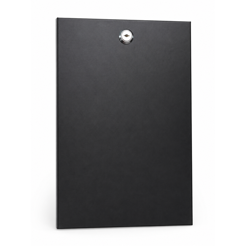 6 HE Metallseitenwand für 10" Servergehäuse - 310mm tief mit Schloss
