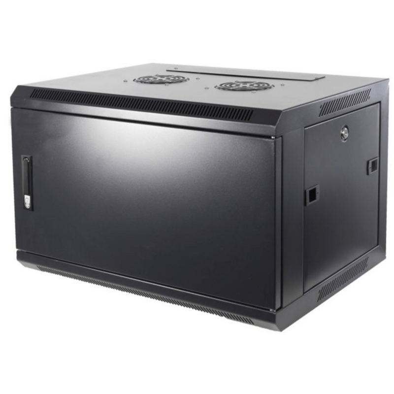 4 HE Serverschrank, Wandgehäuse, mit Metalltür (BxTxH) 600 x 450 x 280mm