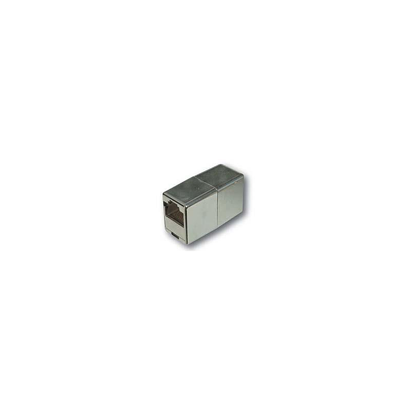 Patchkabelkupplung CAT 6 – 2xRJ45 Buchse – geschirmt 