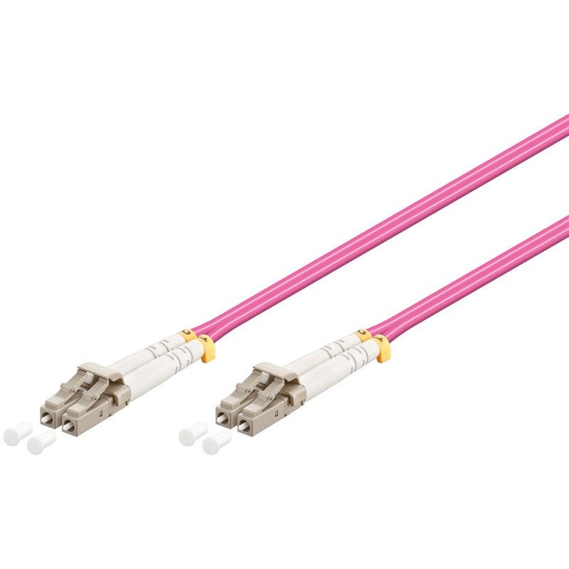 Glasfaserkabel LC-LC OM4 Duplex Patchkabel – 0.5 Meter