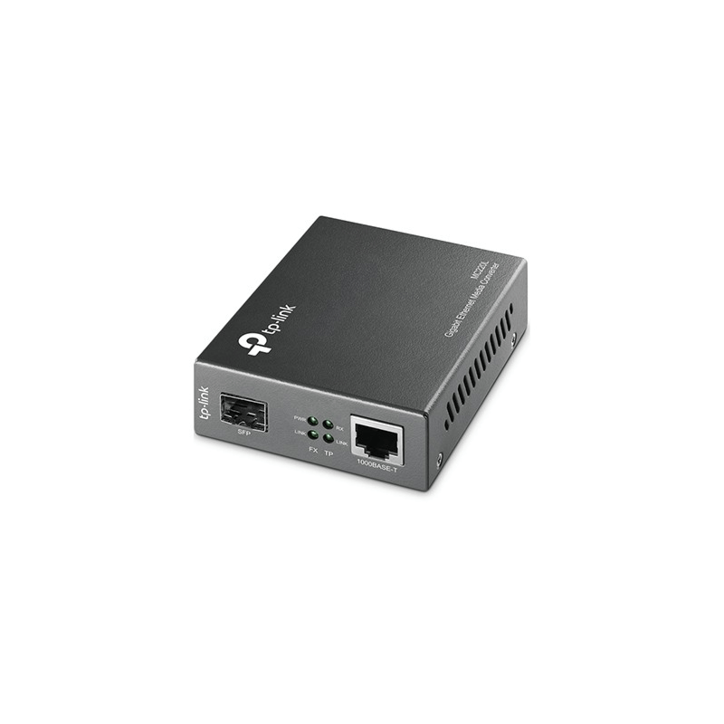 Glasfaser Converter TP-Link MC220L zur Aufnahme von SFP Modulen single-/multimode 