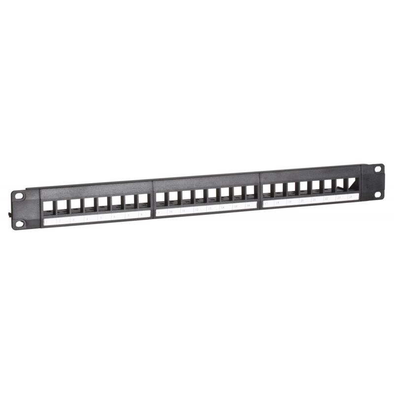 UTP Keystone-Patchpanel, 24 Ports Unbestückt 