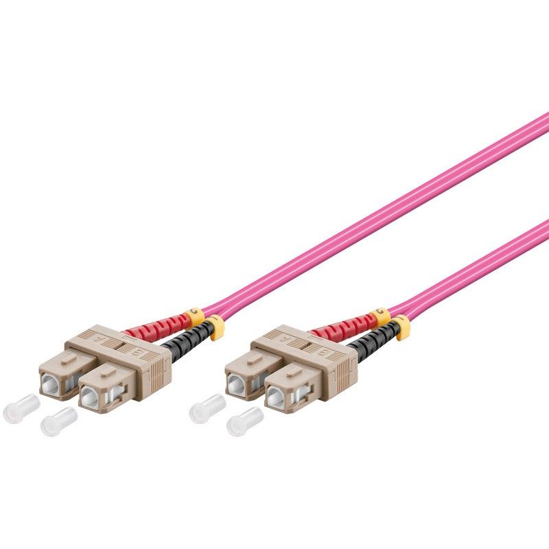 Glasfaserkabel SC-SC OM4 Duplex Patchkabel – 1 Meter