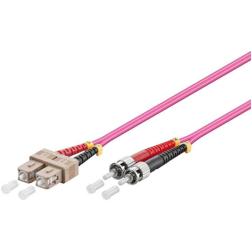 Glasfaserkabel SC-ST OM4 Duplex Patchkabel – 1 Meter