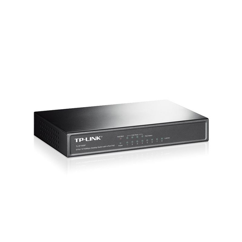 SF1008P, 8 Ports, Desktop-Switch mit 4 PoE-Ports