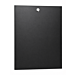 6 HE Metallseitenwand für 10" Servergehäuse - 450mm tief mit Schloss