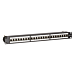 CAT 6a, STP Netzwerk-Patchpanel, 19”, 24-fach. 