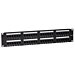 CAT6, UTP Netzwerk-Patchpanel, 19”, 48-fach.